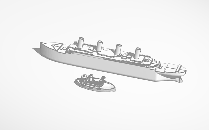 3D design Titanic Legacy Titanic - Tinkercad