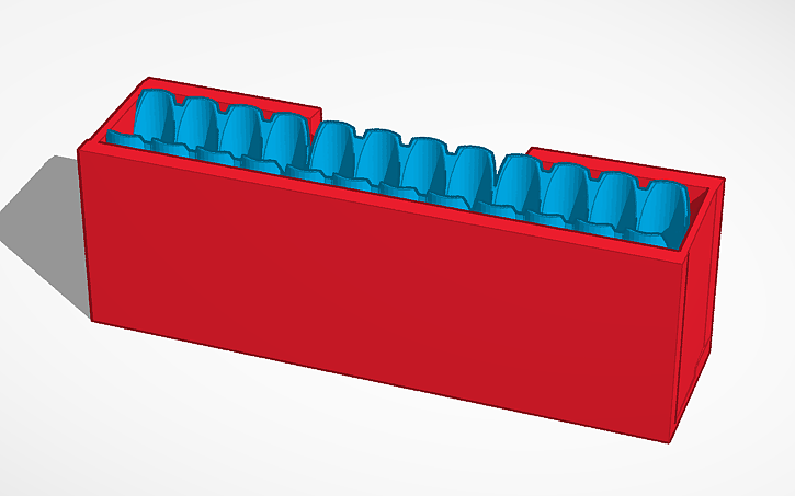 3D design Nerf Dart Storage - Tinkercad