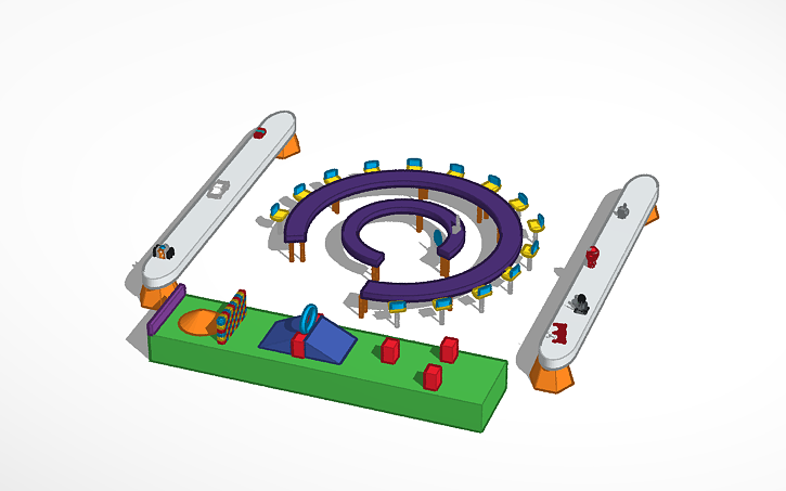 Thinkercad Science 3D design Future Science Classroom - Tinkercad