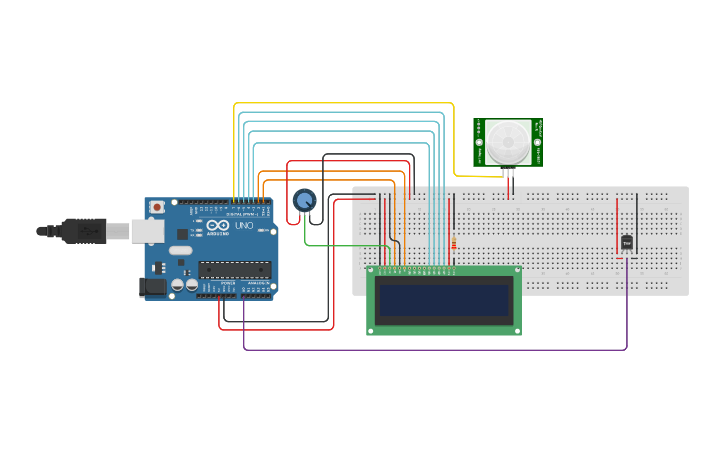 Circuit design Final Assignment 5 - Temperature tester | Tinkercad