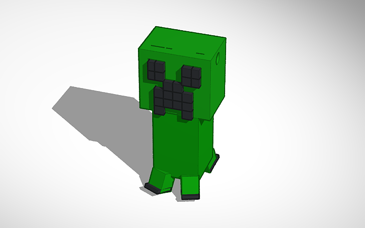 3D design Minecraft Creeper - Tinkercad