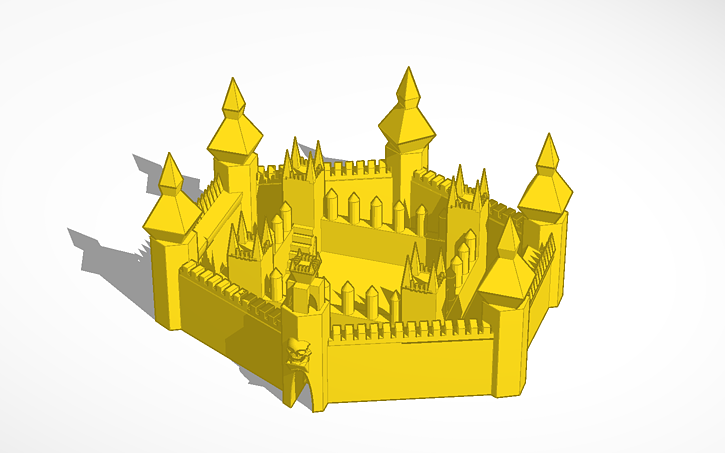 Resultado de imagen para imagenes de un castillo en tinkercad