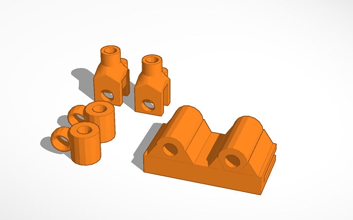 3D design self tensioning Y-axis bed stabilizer for Solidoodle 3 ...