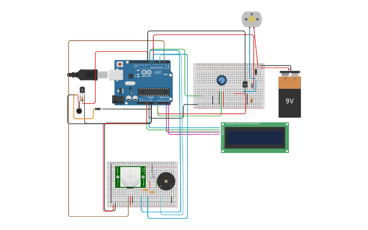 Circuit design Alarm clock - Tinkercad