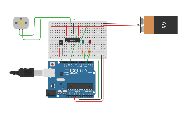 Circuit design Copy of TMP36 Temperature Sensor With Arduino - Tinkercad