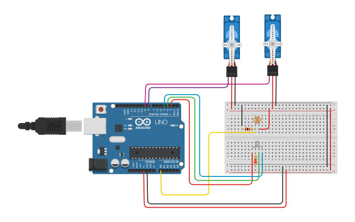 Circuit design color sorting machine- 17071a10a4 - Tinkercad