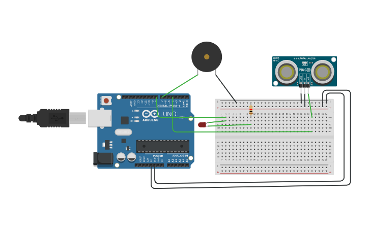 Circuit design Practica Arduino sensor. - Tinkercad