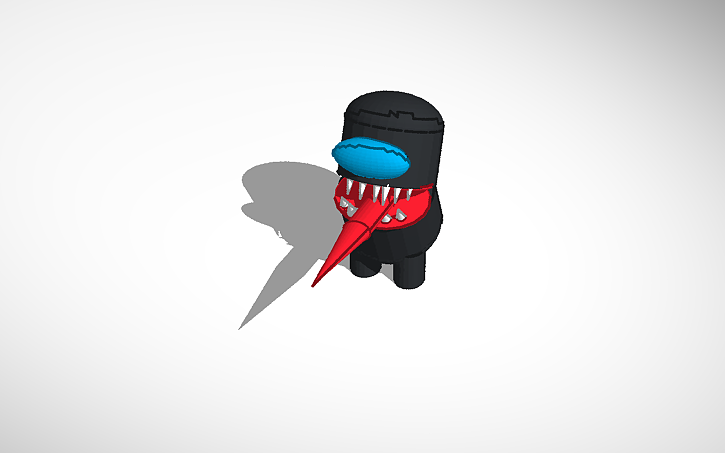 3D Design Among Us Tongue Kill Tinkercad 3d-design-among-us-tongue-kill-tinkercad