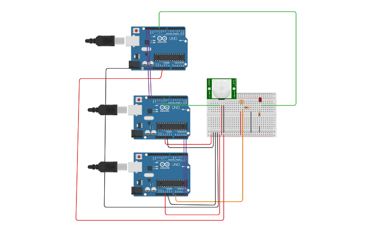 Circuit design Ι2C | Tinkercad
