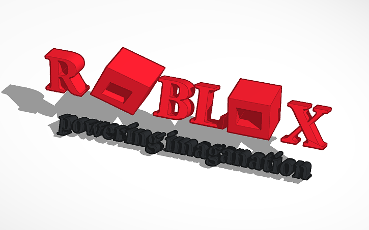 3d Design Roblox Logo Tinkercad - roblox character properties