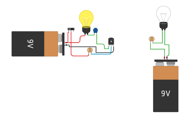 Circuit design Transistor Amplifier - Tinkercad