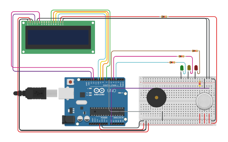 Circuit design Proyecto Final | Tinkercad