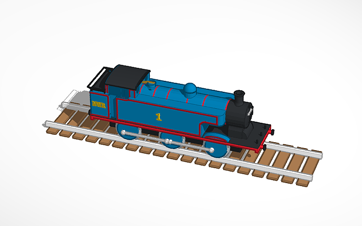 3D design OLD Flat Footplate Thomas The Tank Engine (Modded Class E2 ...