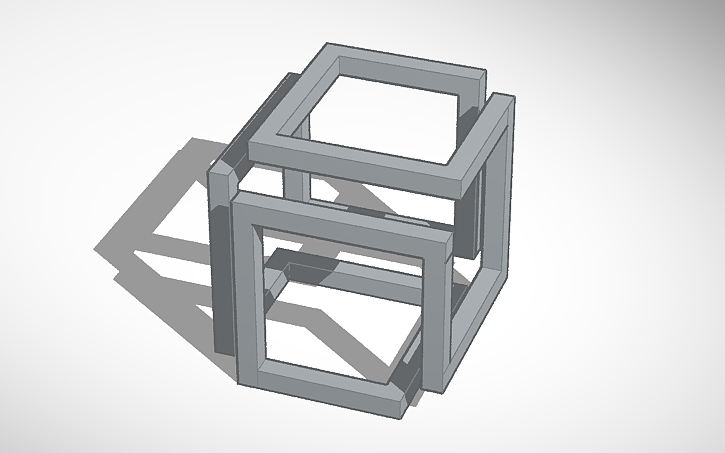 3D design Infinity Cube - Tinkercad