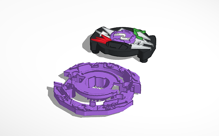 3D design Punk Satan (Core) Beyblade Burst BU - Tinkercad