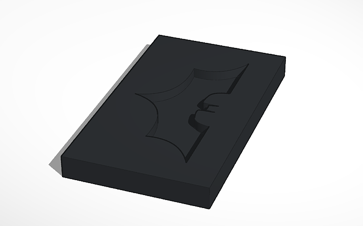 3D design batman label print | Tinkercad