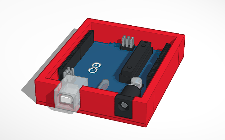 3D design Arduino Box (Arduino Kutusu) - Tinkercad