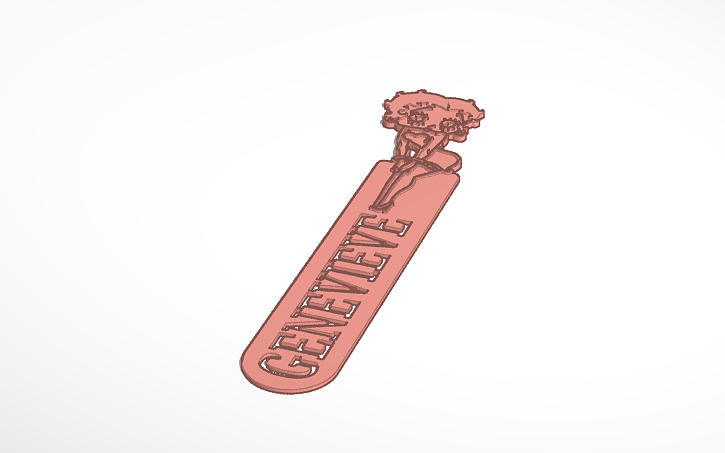 Marque Page Tinkercad Marque Page Tinkercad