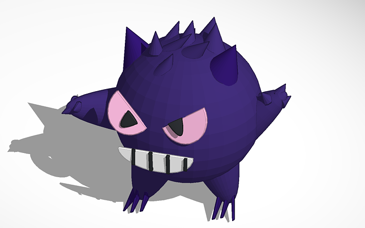 3D design Gengar | Tinkercad