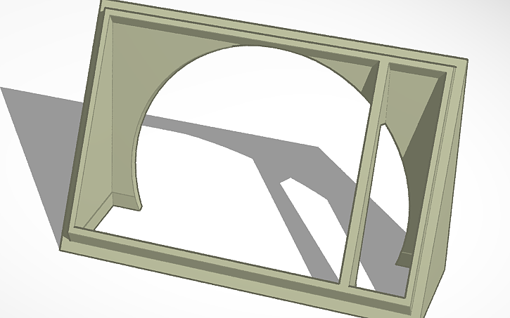 3D design Star Trek TOS Intercom Case | Altered for Alexa Dot 2 | Tinkercad