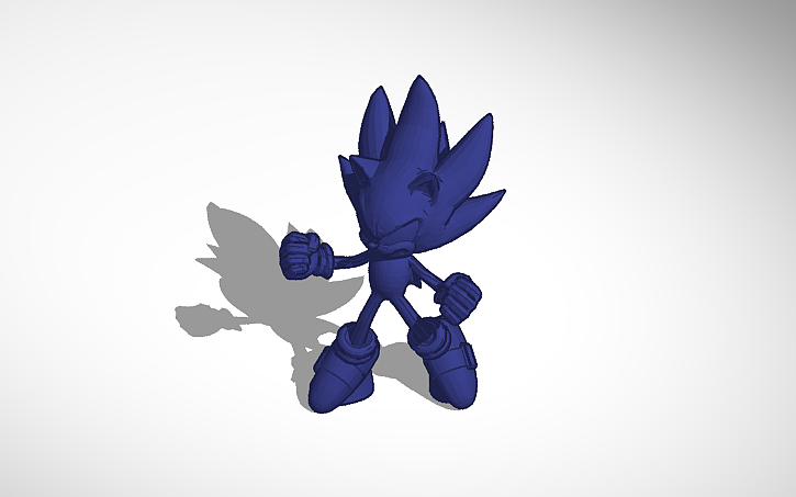 3D design Good Super Sonic - Tinkercad