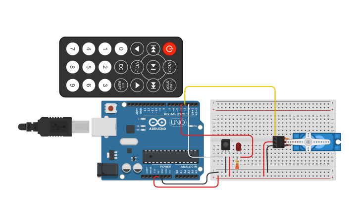 Circuit design IR - Tinkercad