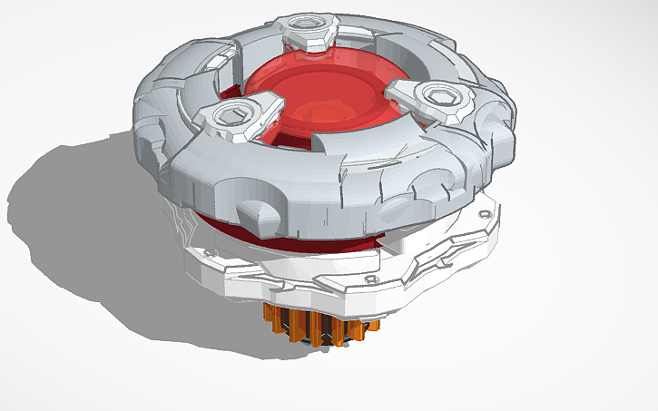 Beyblade Unity Project 3D design BEYBLADE X V1 - Tinkercad