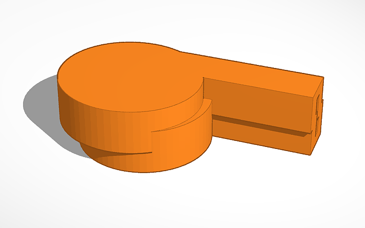 3D design Whistle - Tinkercad