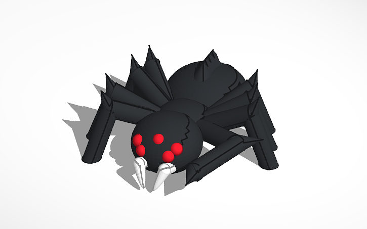 3d Design Spider Tinkercad 