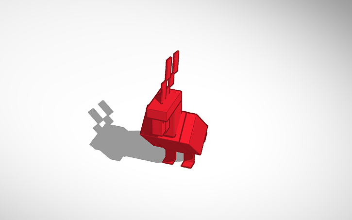 Minecraft Parrot Tinkercad