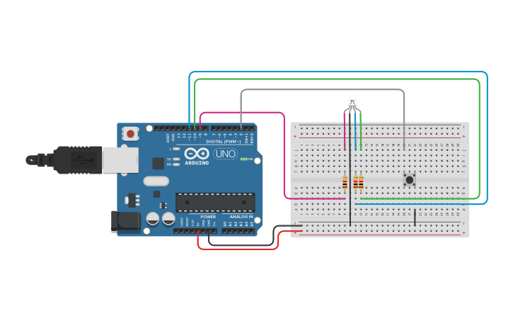 Circuit design TP04a - led RGB random - Tinkercad
