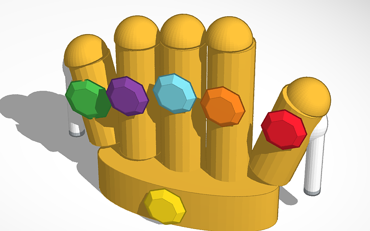 3D design Thanos Gauntlet | Tinkercad