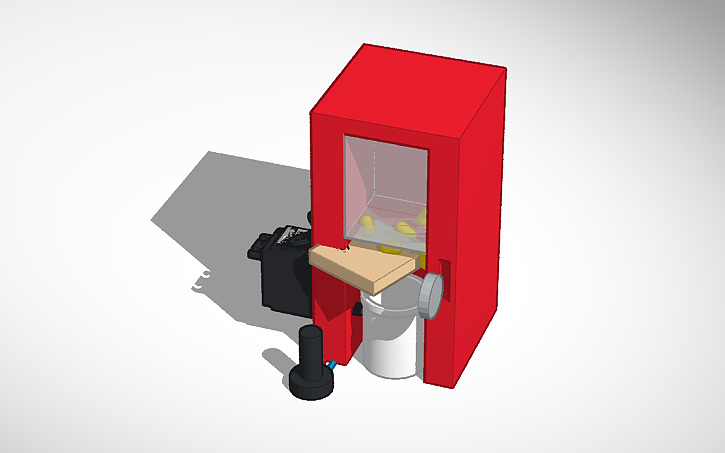 3D Design Electrical Candy Machine Tinkercad
