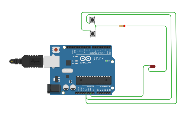Circuit design Arduino_LED_Switch | Tinkercad