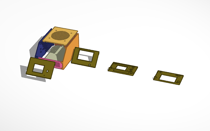 3D design SKR1.3 Control Box - Tinkercad