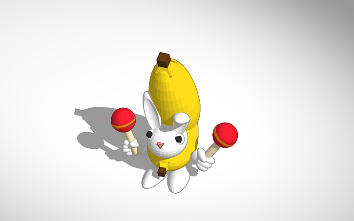 3d Design Peanut Butter Jelly Time Bunny Tinkercad