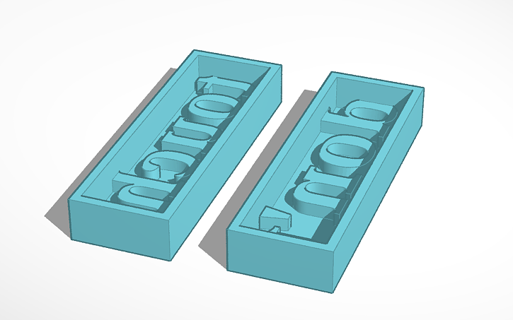 3D design chocolate mould - Tinkercad