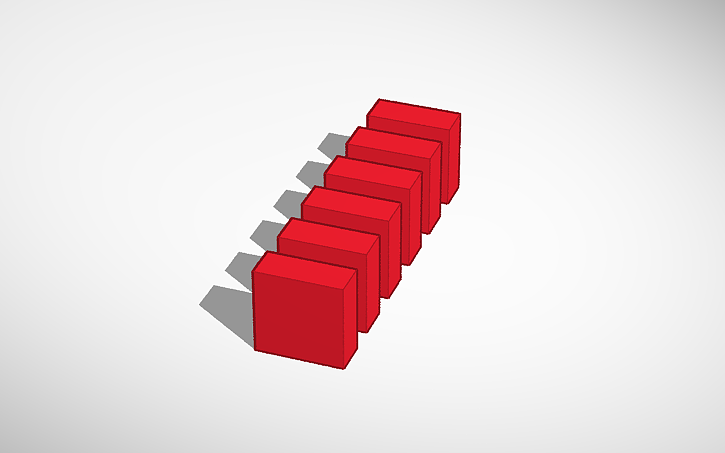 3D design Donald-Judd-Untitled-Stack - Tinkercad