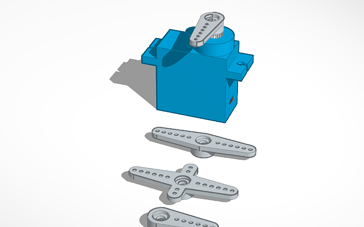 3D design Copy of Servo SG90 Model - Tinkercad