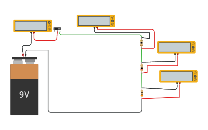 Circuit design SIMULACIÓN SERIE mch | Tinkercad