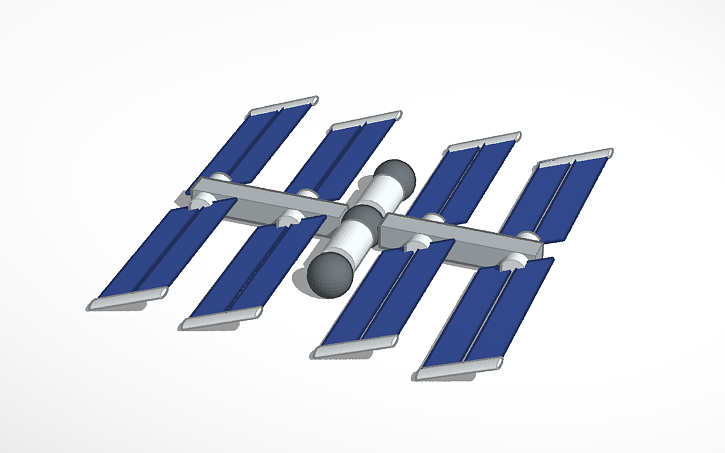 Iss Radiator Cad 3D design iss - Tinkercad