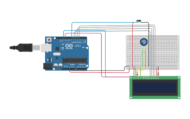 Circuit design ARDUINO CLOCK - Tinkercad