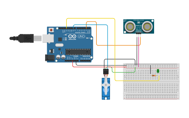 Circuit design HAND SANITIZER OTOMATIS BER_ARDUINO SENSOR ULTRASONIK ...