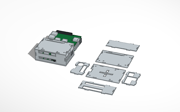 3D design Copy of Raspberry Pi 4B Case | Tinkercad
