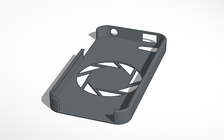 3D design Iphone 4 Capture case - Tinkercad
