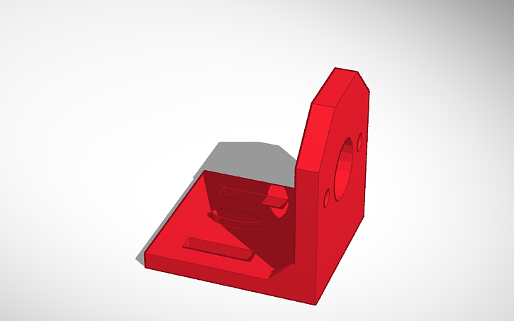 3D design DC motor stand 1 Tinkercad