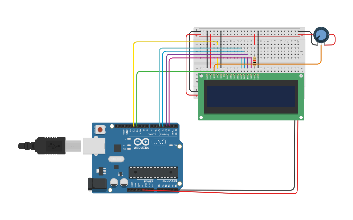 Circuit design Smiley Quiz - Tinkercad