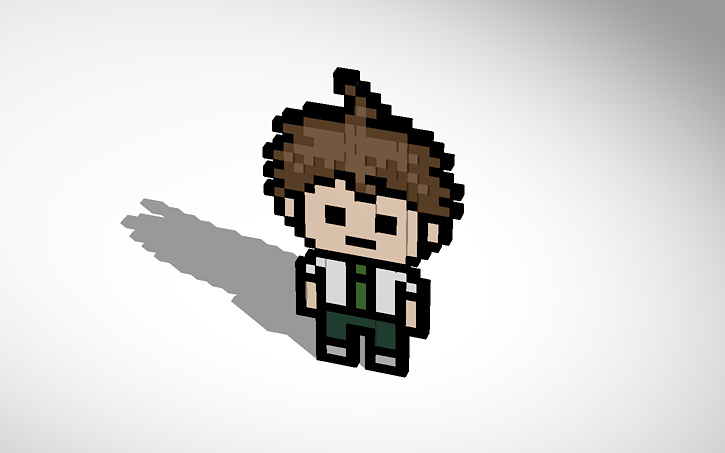 pix Danganronpa Pixel Sprites Grid danganronpa 2 hajime pixel art tinkercad