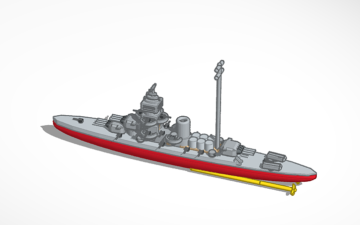 3D design Forge class heavy cruiser - Tinkercad