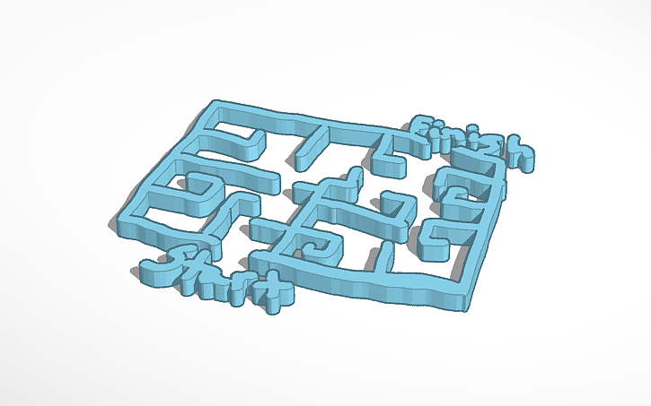 3D design Maze 1 | Tinkercad